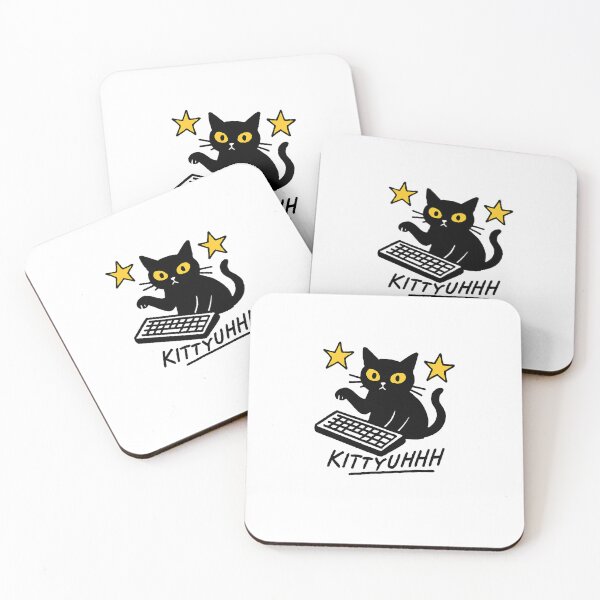 Item preview, Minimal Black Cat Eyes Night Illustration designed and sold by SiarheiYur.