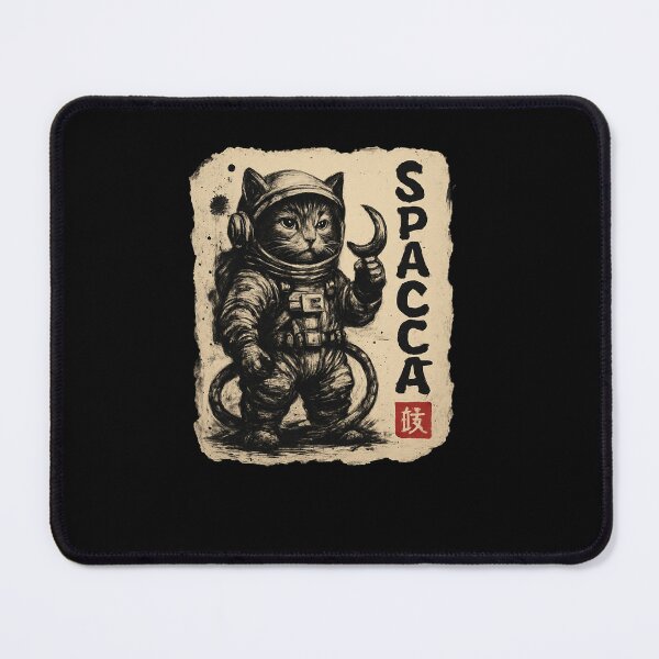 Item preview, Space Cat Astronaut Vintage Ink Style designed and sold by SiarheiYur.
