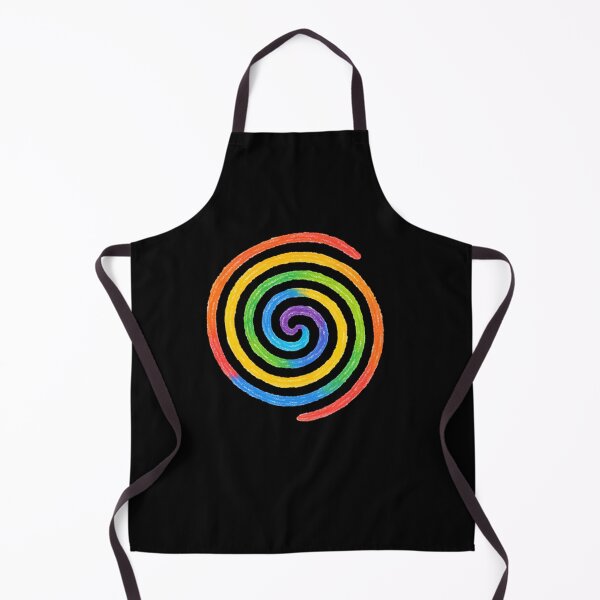 Item preview, Rainbow Spiral Crayon Drawing Abstract Art designed and sold by SiarheiYur.