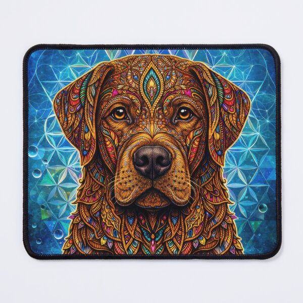 Item preview, Lab Visions 065: Psychedelic Labrador Dog with Sacred Geometry designed and sold by The Psychedelic Anarchist.