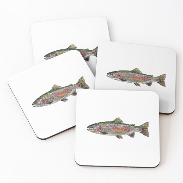 Item preview, Fly Fishing Rainbow Trout | River Fish Wildlife Nature designed and sold by SOUFIANE1991.