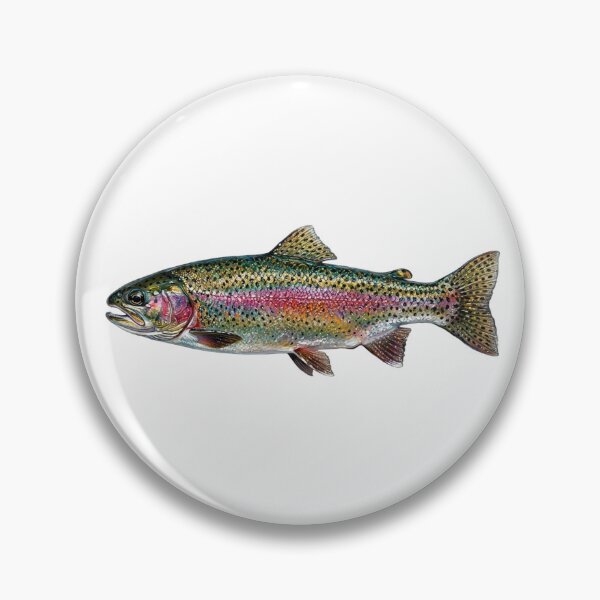 Item preview, Fly Fishing Rainbow Trout | River Fish Wildlife Nature designed and sold by SOUFIANE1991.