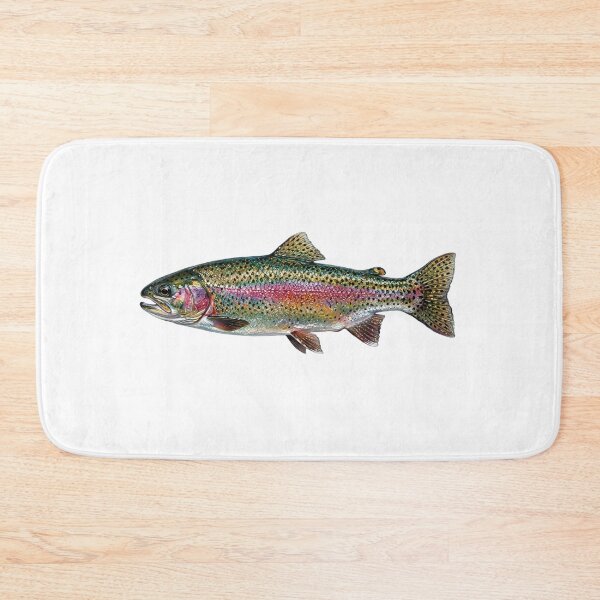 Item preview, Fly Fishing Rainbow Trout | River Fish Wildlife Nature designed and sold by SOUFIANE1991.