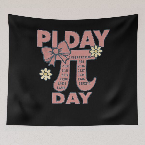 Item preview, Pi Day Math Typography Retro Design designed and sold by SiarheiYur.