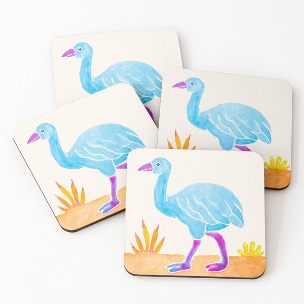 Item preview, Emi the Emu – Ivory Porcelain Ground - Modern Tropics Friends Collection designed and sold by Piret Victoria Ribas.