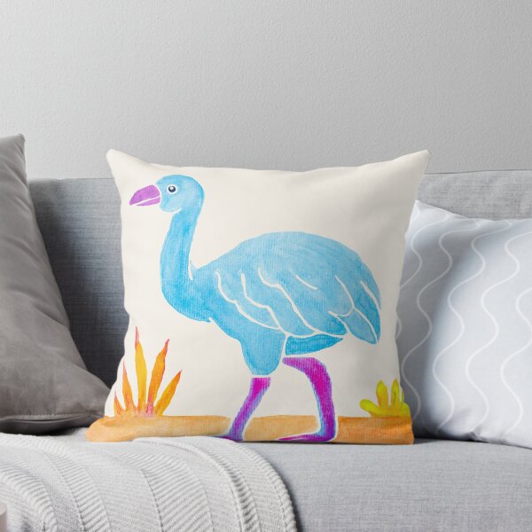 Item preview, Emi the Emu – Ivory Porcelain Ground - Modern Tropics Friends Collection designed and sold by Piret Victoria Ribas.