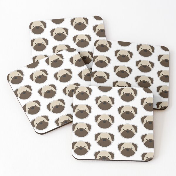 Artikelvorschau, Mops-Stickaufnäher-Design entworfen und verkauft von lovemydoggie.