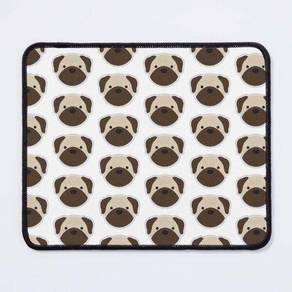 Artikelvorschau, Mops-Stickaufnäher-Design entworfen und verkauft von lovemydoggie.