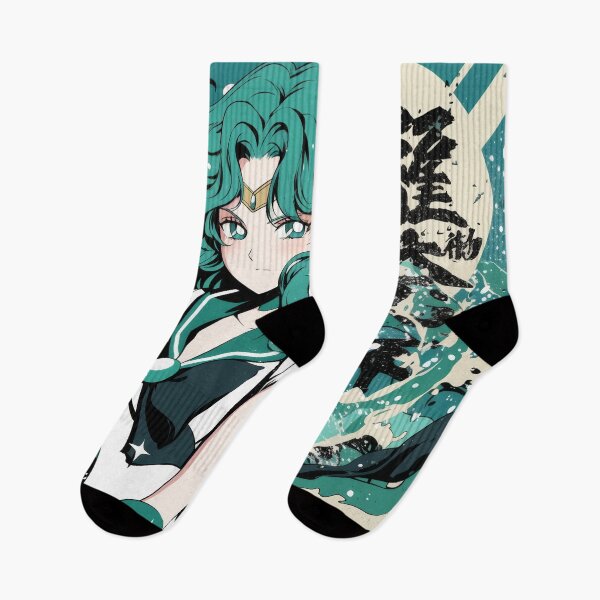 Item preview, Sailor Neptune Retro Tidal Wave Teal  designed and sold by AnimeArsenalPrints.
