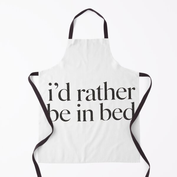 Item preview, Id Rather Be In Bed Minimalist Typography Aesthetic designed and sold by ArcanePrintsxo.