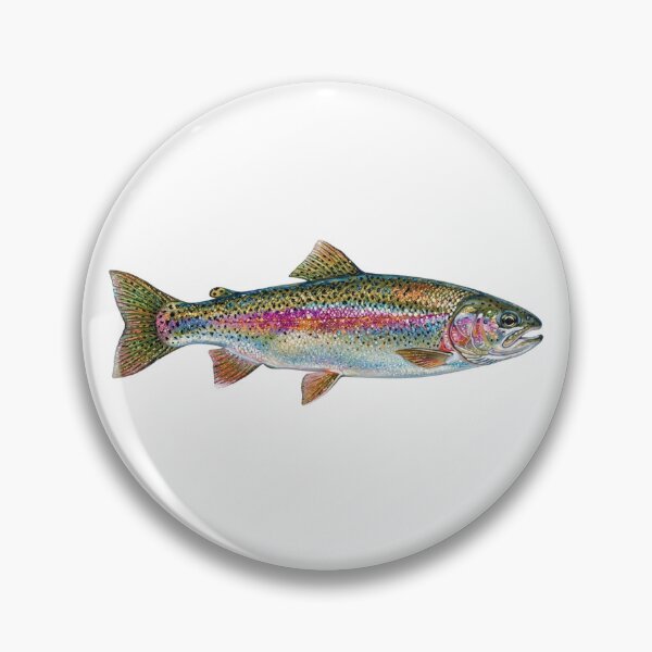 Item preview,  Fly Fishing Rainbow Trout | River Fish Wildlife Nature designed and sold by SOUFIANE1991.