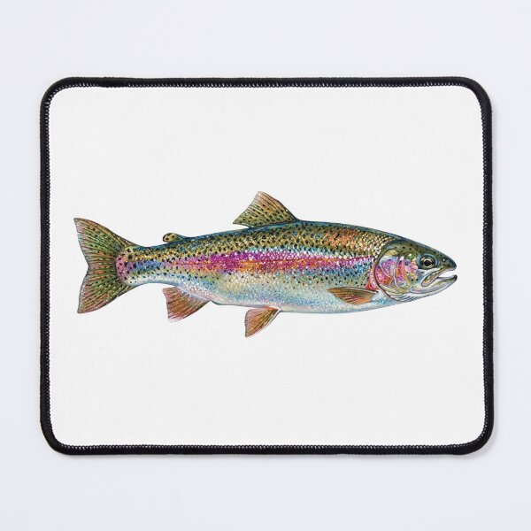 Item preview,  Fly Fishing Rainbow Trout | River Fish Wildlife Nature designed and sold by SOUFIANE1991.