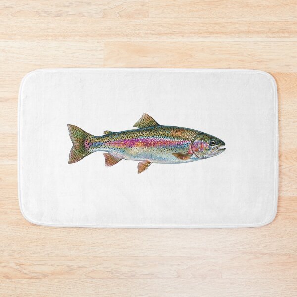 Item preview,  Fly Fishing Rainbow Trout | River Fish Wildlife Nature designed and sold by SOUFIANE1991.