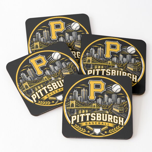 Item preview, Pittsburgh Baseball City Logo – Bridge Skyline Baseball T-shirt & Fan Gear designed and sold by TKOprintdesigns.
