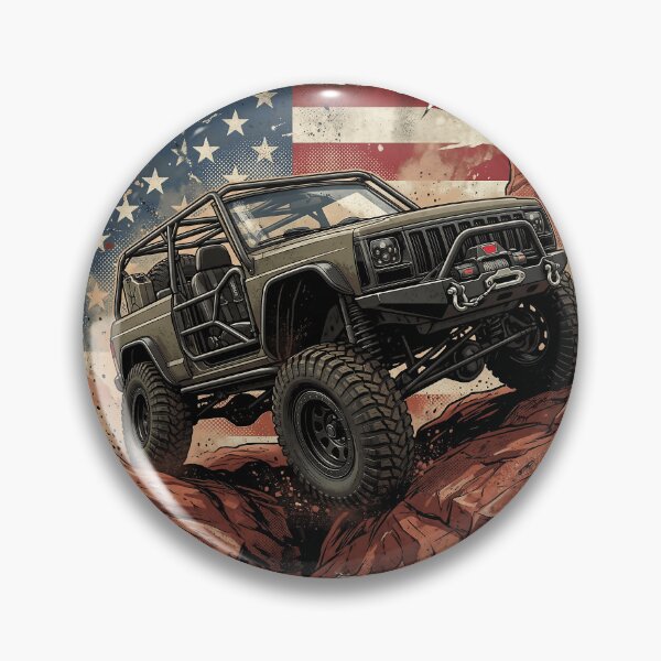 Item preview, Military Style cherokee XJ USA FLAG designed and sold by Off-Road-Zone.