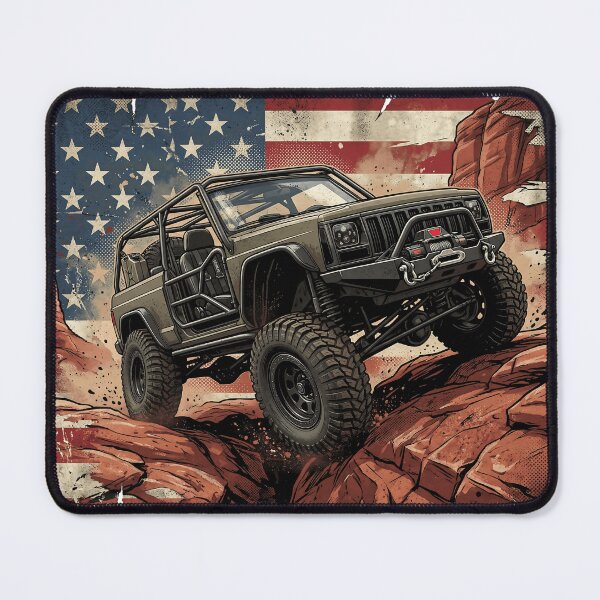 Item preview, Military Style cherokee XJ USA FLAG designed and sold by Off-Road-Zone.