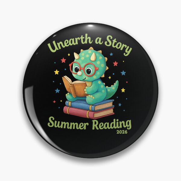 Item preview, Cute Dino Reading Summer Book Illustration designed and sold by SiarheiYur.