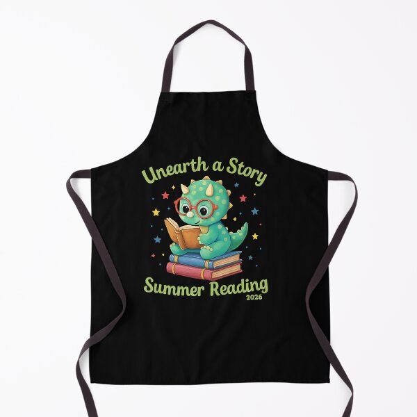 Item preview, Cute Dino Reading Summer Book Illustration designed and sold by SiarheiYur.