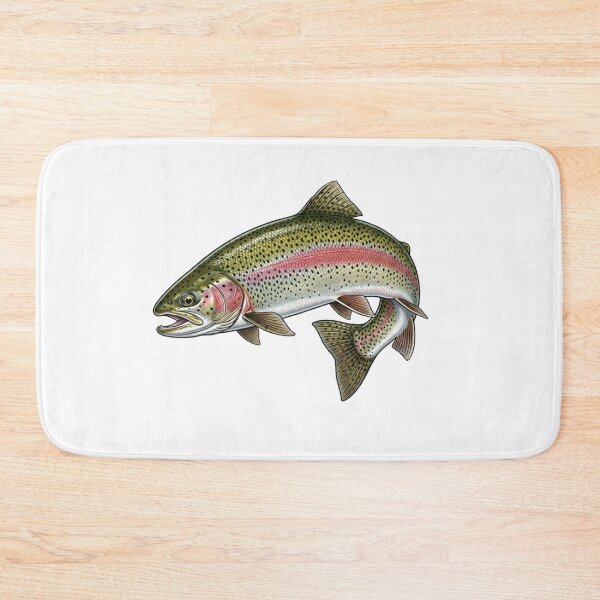 Item preview,  Fly Fishing Rainbow Trout | River Fish Wildlife Nature designed and sold by SOUFIANE1991.