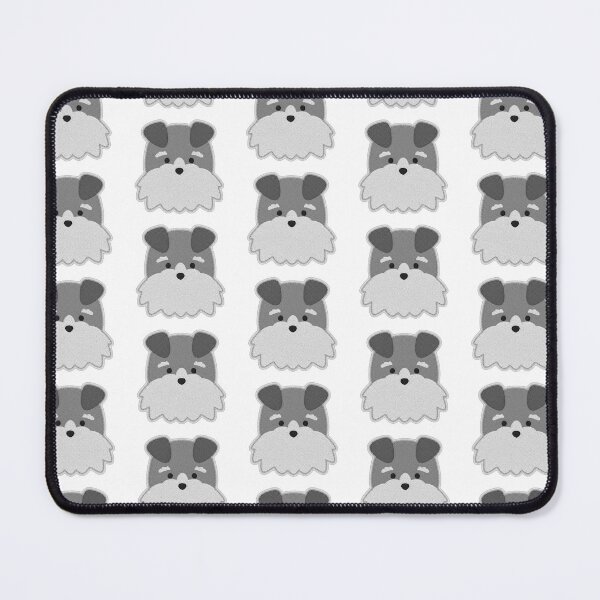 Item preview, Embroidered Schnauzer Patch Design designed and sold by lovemydoggie.