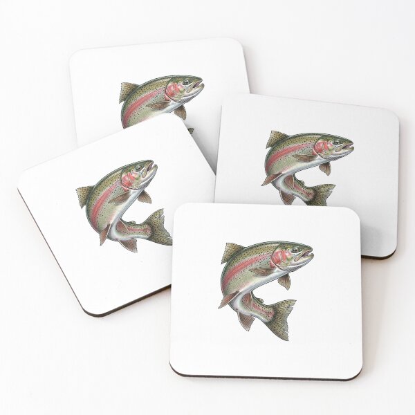 Item preview, Fly Fishing Rainbow Trout | River Fish Wildlife Nature designed and sold by SOUFIANE1991.
