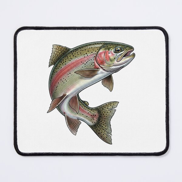 Item preview, Fly Fishing Rainbow Trout | River Fish Wildlife Nature designed and sold by SOUFIANE1991.