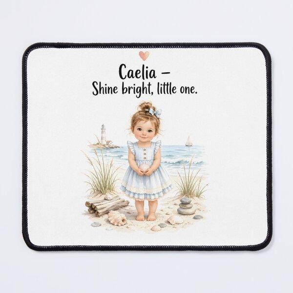 Item preview, Caelia Personalized Beach Nursery Shine Bright Little One Gift designed and sold by LoveNurseries.
