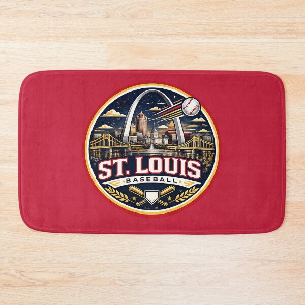 Item preview, St. Louis Baseball City Logo – Arch Skyline Baseball T-shirt & Fan Gear designed and sold by TKOprintdesigns.