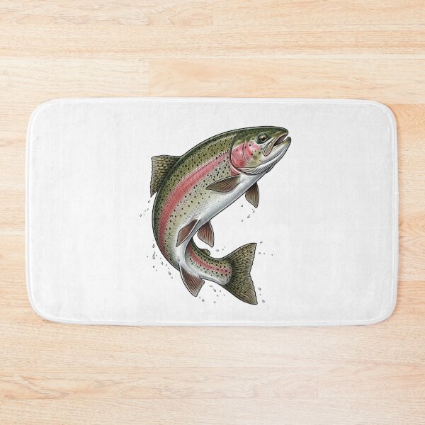 Item preview, Fly Fishing Rainbow Trout | River Fish Wildlife Nature designed and sold by SOUFIANE1991.