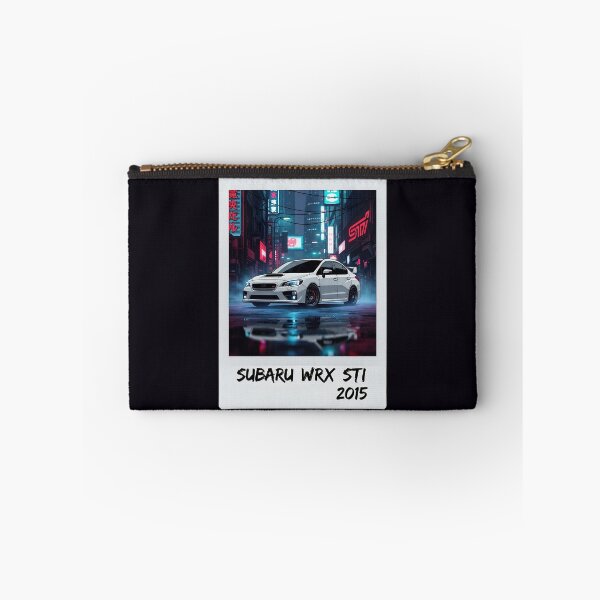 Item preview, Subaru WRX STI 2015 White JDM Neon Tokyo Polaroid Art designed and sold by Motorline44.