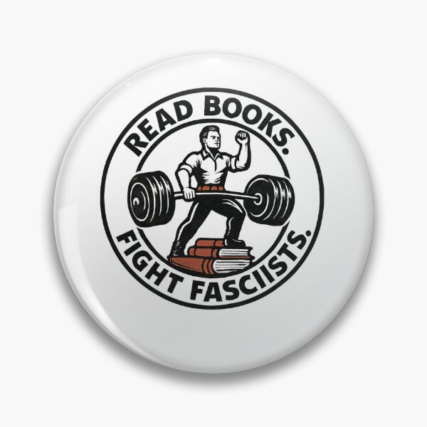 Item preview, Read Books Lift Weights Strength Knowledge Badge designed and sold by SiarheiYur.