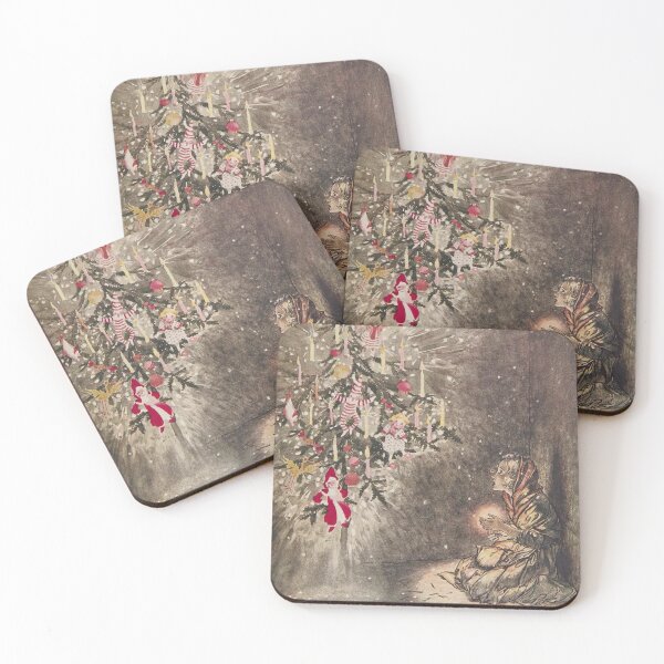 Item preview, The Little Match Girl - Arthur Rackham Christmas designed and sold by forgottenbeauty.