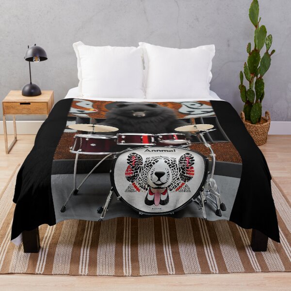 Item preview, Drum Bear – Wild Rock Animal Band designed and sold by TheMarketplaceworld.