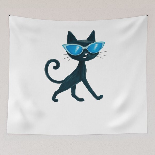 Item preview, Cool Cat with Sunglasses Stylish Character Art designed and sold by SiarheiYur.