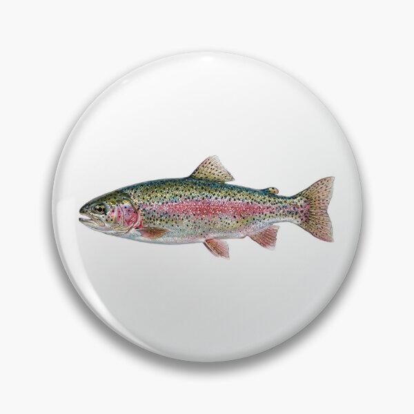 Item preview, Fly Fishing Rainbow Trout | River Fish Wildlife Nature designed and sold by SOUFIANE1991.