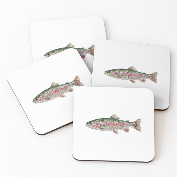 Item preview, Fly Fishing Rainbow Trout | River Fish Wildlife Nature designed and sold by SOUFIANE1991.