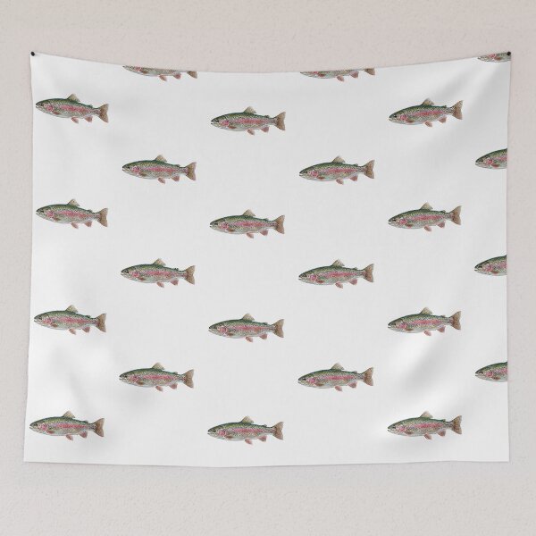 Item preview, Fly Fishing Rainbow Trout | River Fish Wildlife Nature designed and sold by SOUFIANE1991.