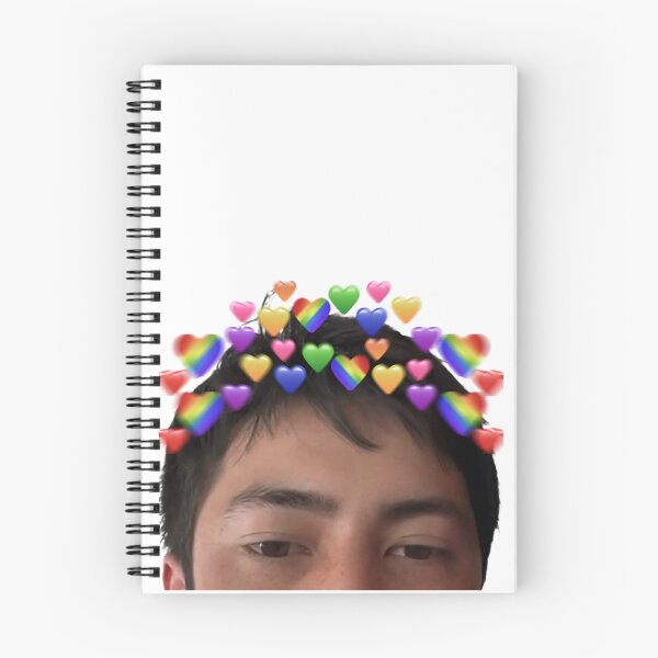 Item preview, Shane Hollander Forehead (rainbow hearts) designed and sold by BayAreaWolfbird.