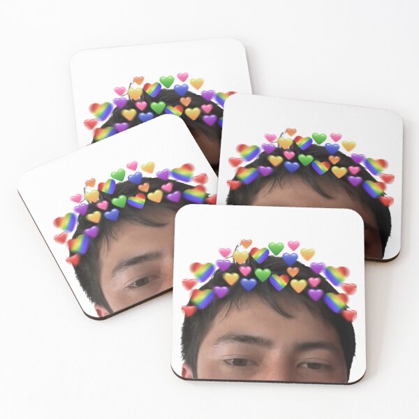 Item preview, Shane Hollander Forehead (rainbow hearts) designed and sold by BayAreaWolfbird.