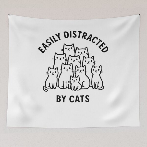 Item preview, Emotional Support Squad Chaos Cats Illustration designed and sold by SiarheiYur.