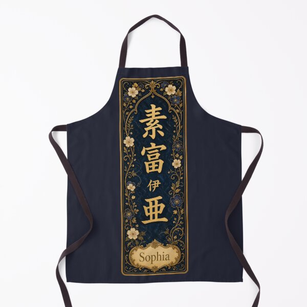 Item preview, Sophia Name in Japanese Kanji - Personalized Senjafuda Art Nouveau designed and sold by WabiSabiArts.