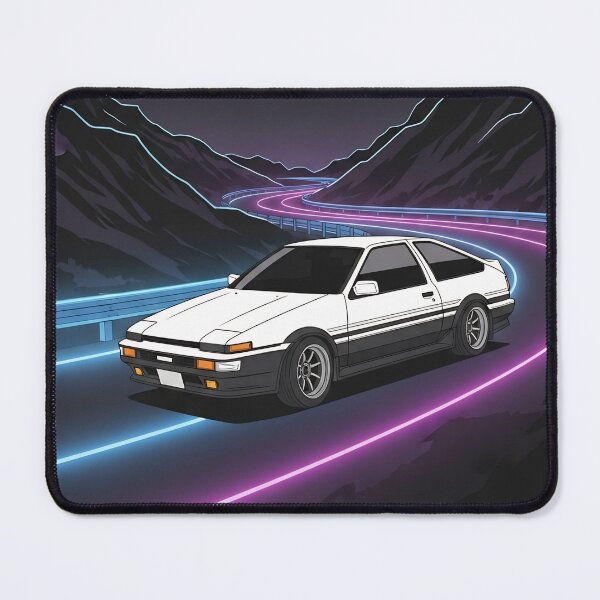 Item preview, Toyota AE86 Trueno JDM Retro Neon Mountain Drift Polaroid Art designed and sold by Motorline44.