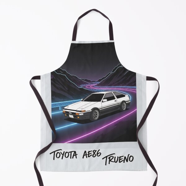 Item preview, Toyota AE86 Trueno JDM Retro Neon Mountain Drift Polaroid Art designed and sold by Motorline44.