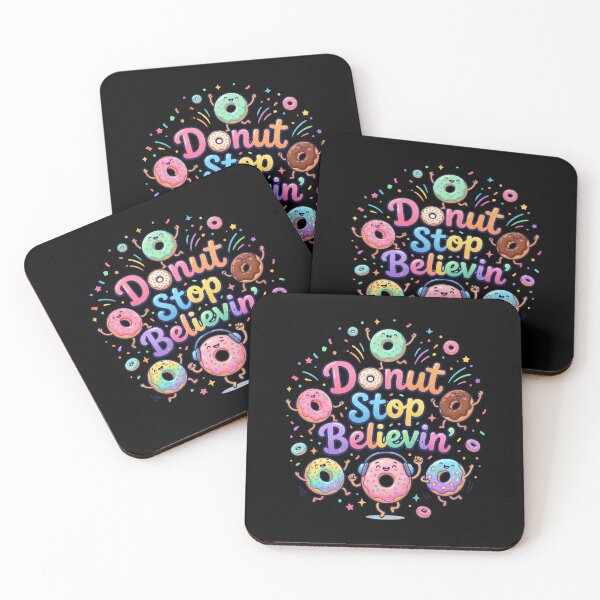 Item preview, Donut Stop Believin Funny Inspirational Donut Pun Music Lover Gift World Donut Day designed and sold by Im-Ara.
