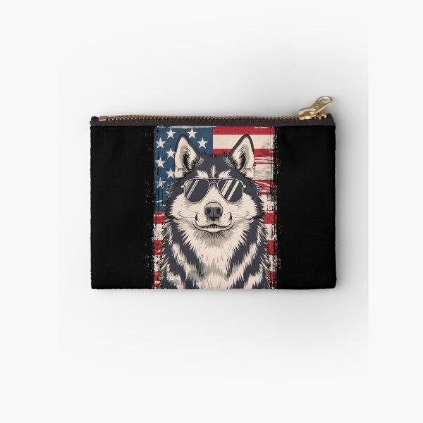 Item preview, Funny Alaskan Malamute 4th July USA Flag America Mom Dad Kids designed and sold by rafaeltto.