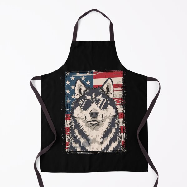 Item preview, Funny Alaskan Malamute 4th July USA Flag America Mom Dad Kids designed and sold by rafaeltto.
