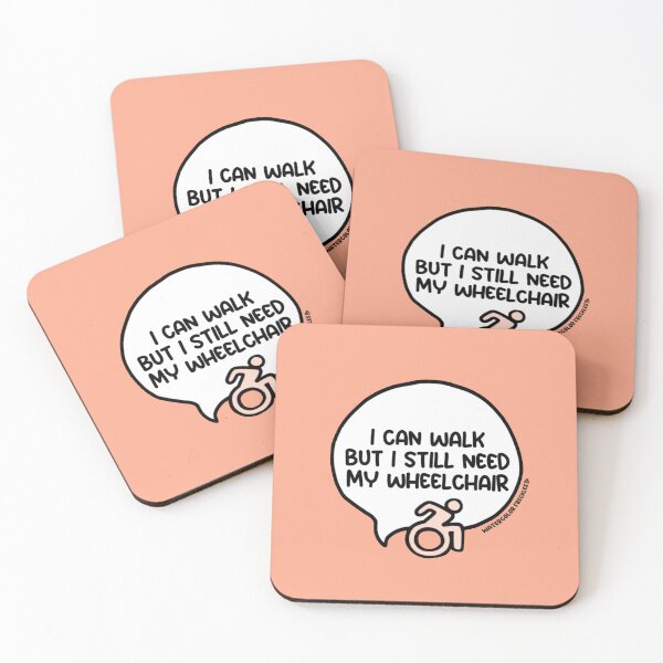 Item preview, I Can Walk But I Still Need My Wheelchair Speech Bubble designed and sold by WCFreckles.