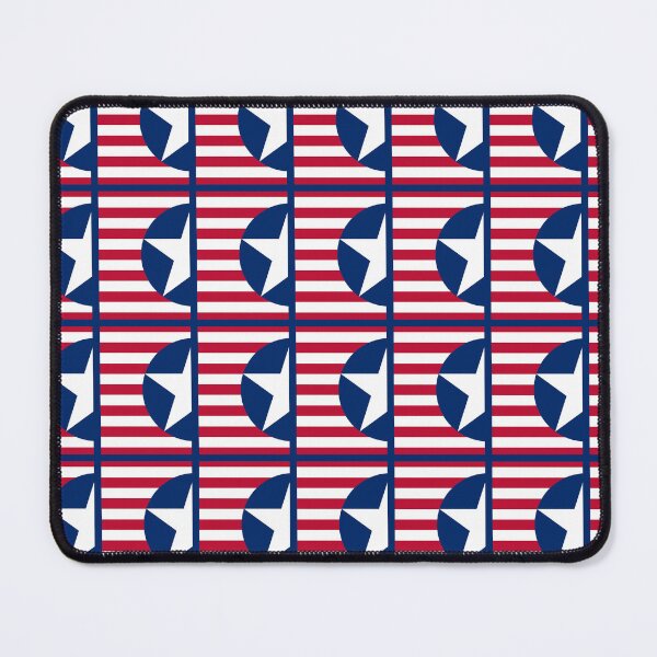 Item preview, Asymmetrical Patriotic Star designed and sold by DelynCreates.