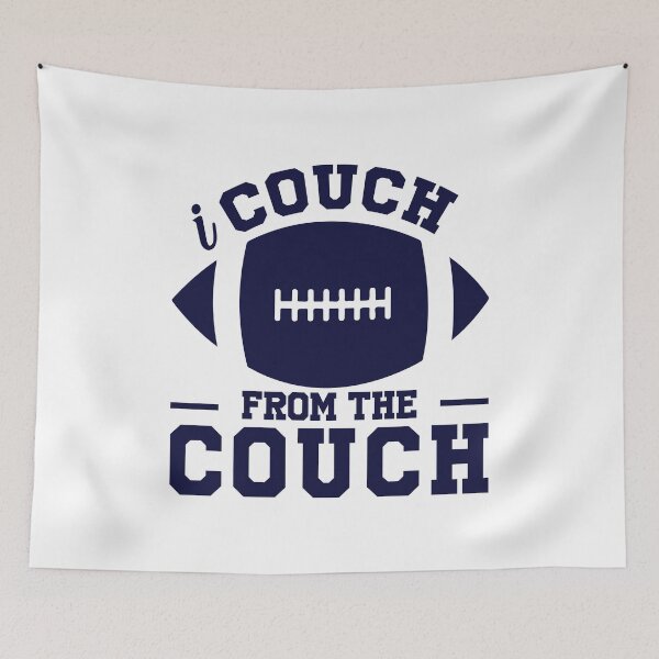 Item preview, i coach from the couch,Funny Football Coach  designed and sold by CloudyPress.