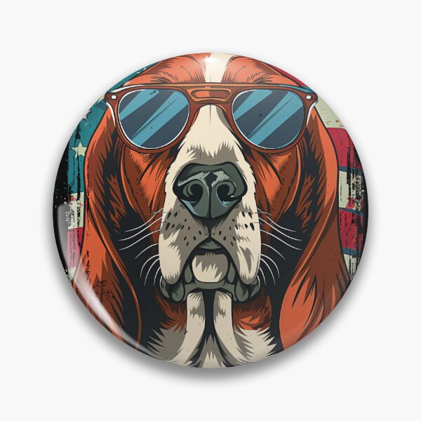 Item preview, Funny American Foxhound 4th July USA Flag America Mom Dad Kids designed and sold by rafaeltto.